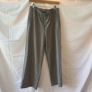 Eileen Fisher Gray Wool Pull-On Pants – Size Small